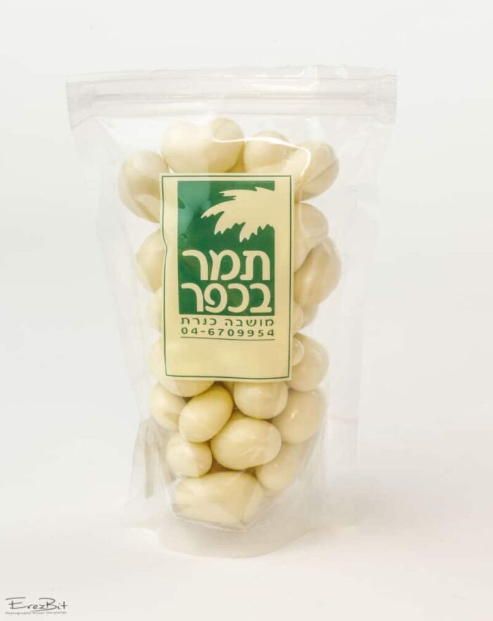 פקאן מצופה שוקולד לבן