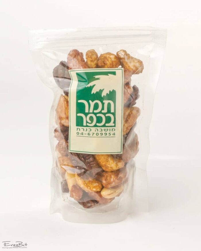 תערובת אגוזים ושקדים מסוכרים 110 גרם