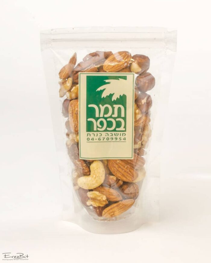 תערובת אגוזים ושקדים טבעיים 110 גרם