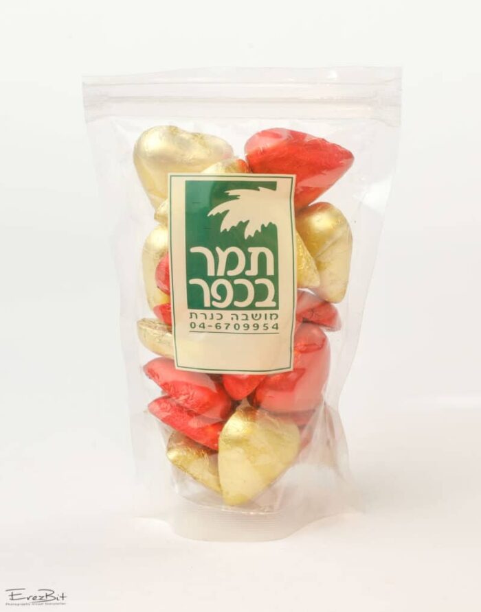 לבבות שוקולד חלב