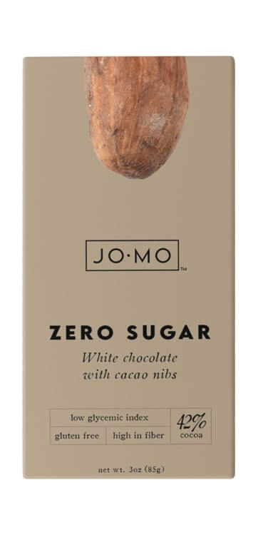 Dairy-free, sugar-free chocolate bar with roasted cocoa beans Dairy-free, sugar-free chocolate